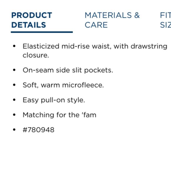 NWT Old Navy Mid-Rise Microfleece Pajama / Sweatpants; Black; Medium (Regular) - Picture 4 of 9